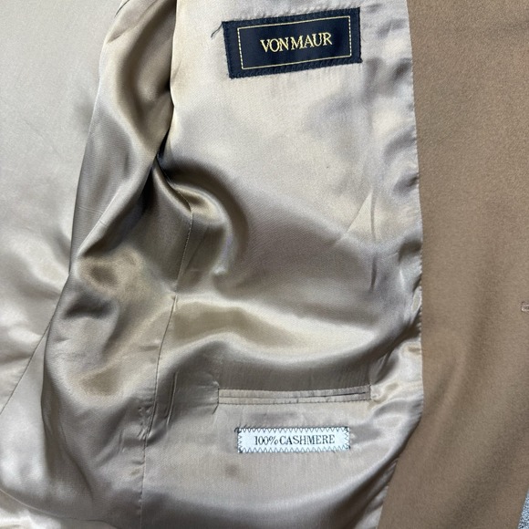 Silverstone Von Maur Canada Blazer Sports Coat Men's 42R* 100% Cashmere Brown - Picture 4 of 12